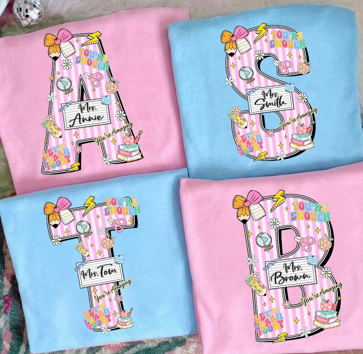 Personalized Teacher T-Shirt