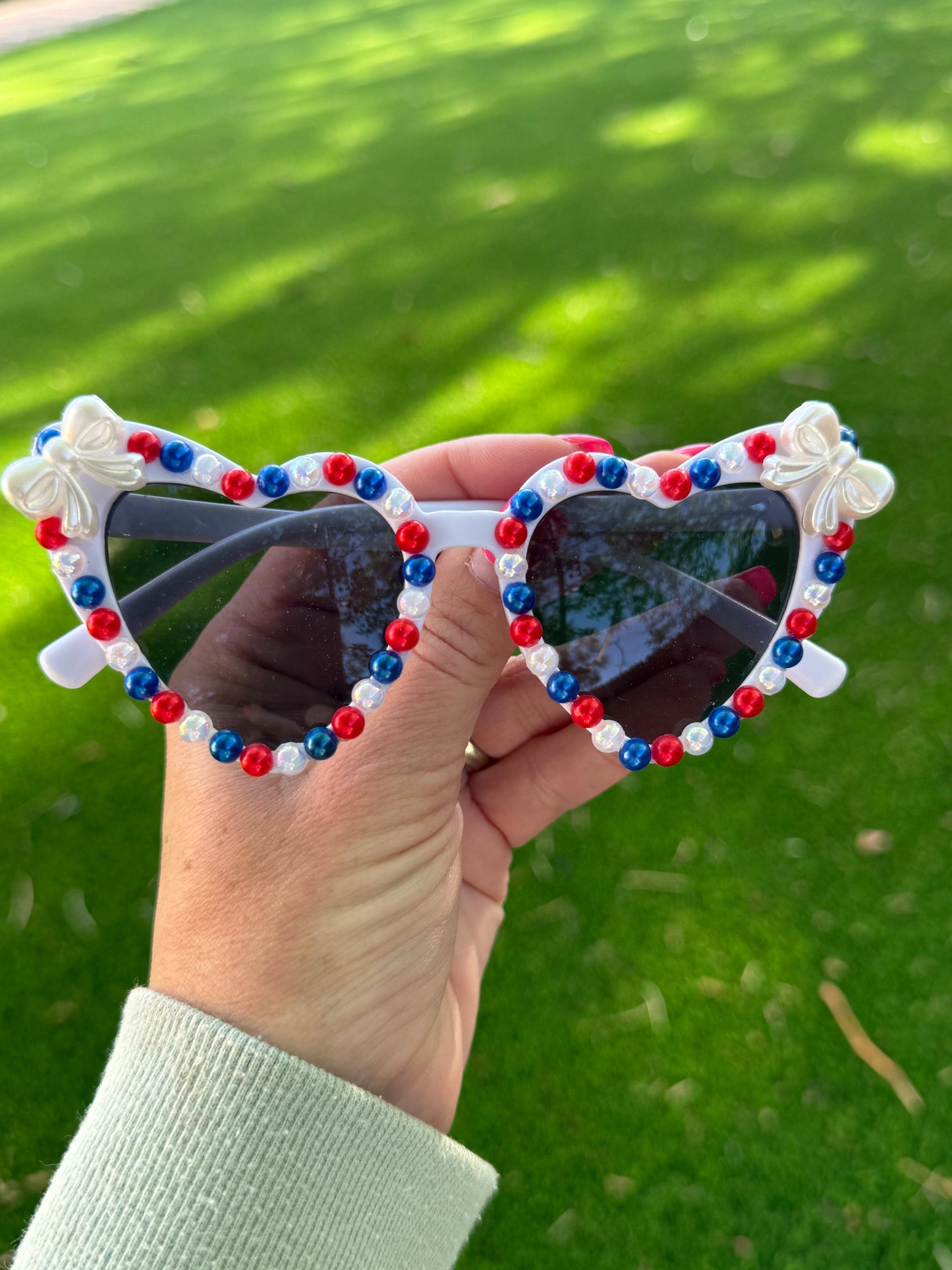 Patriotic Heart Sunglasses – Fourth of July