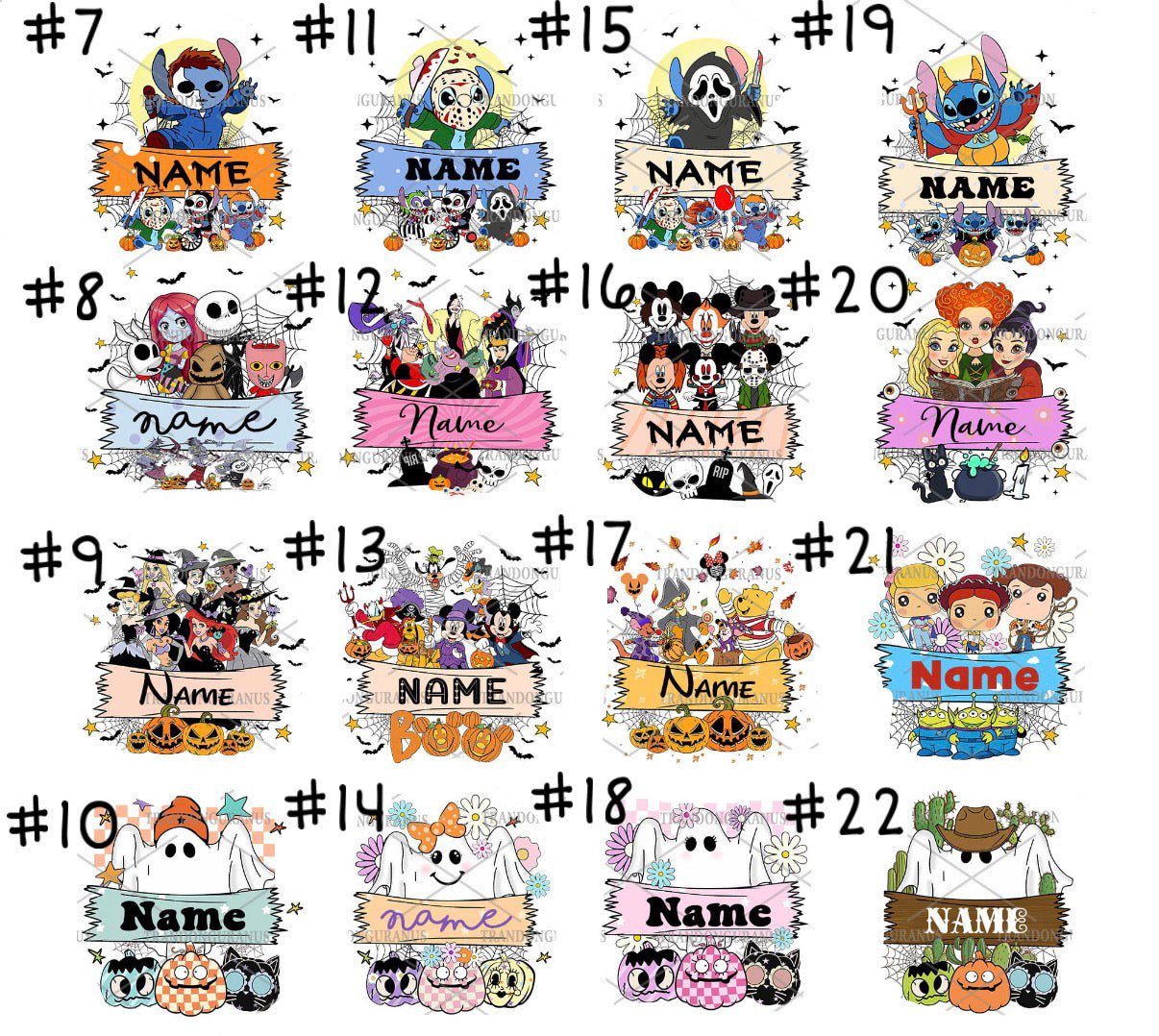 Personalized Halloween Trick or Treat Bags