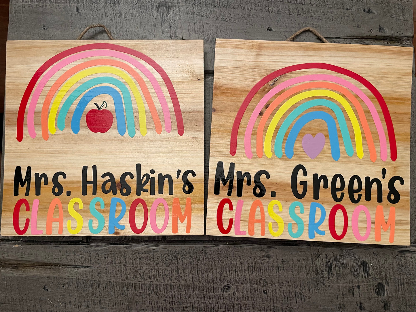 Personalized Teacher Classroom Sign