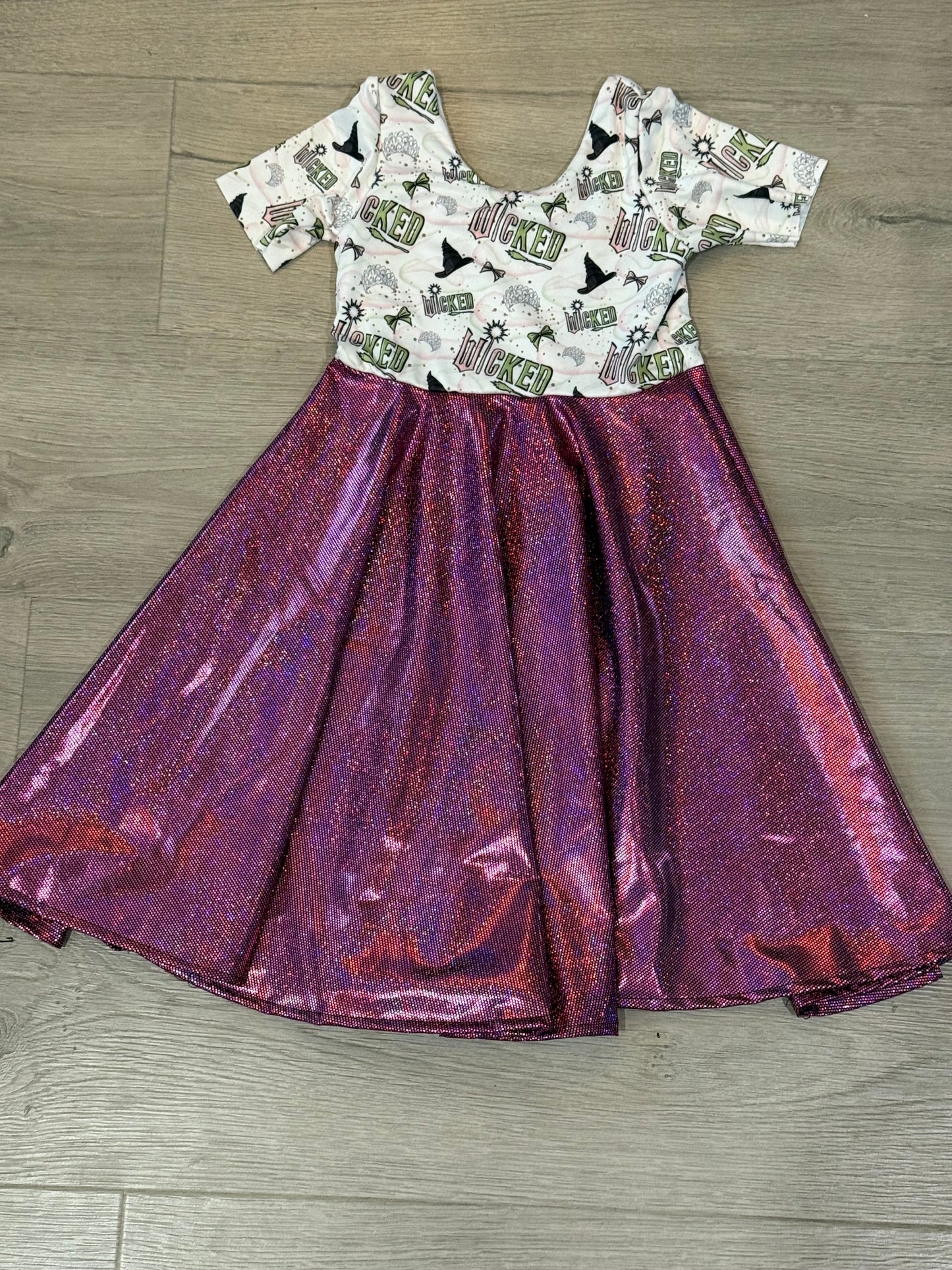 Wicked Sparkle Twirl Dress – Girls
