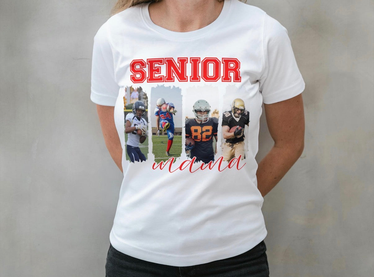Custom Senior Sports Photo Tee
