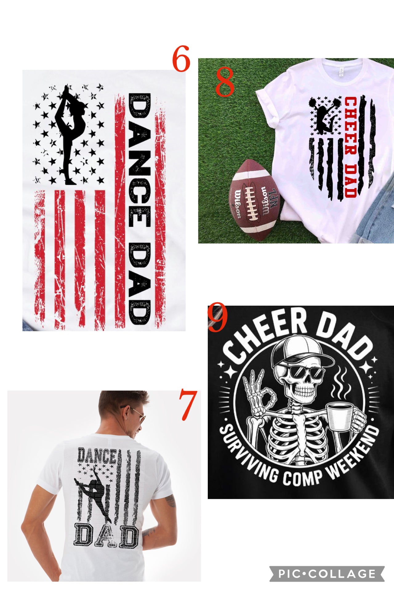 Sports Dad T-Shirts — Soccer, Baseball, Football, Dance, Cheer & More