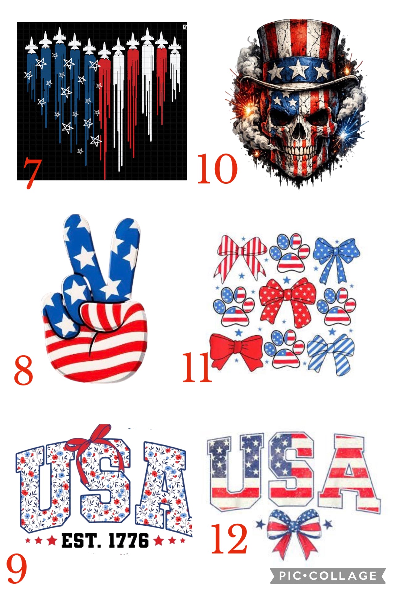 4th of July T-Shirts — Youth Patriotic Tees | Multiple Designs